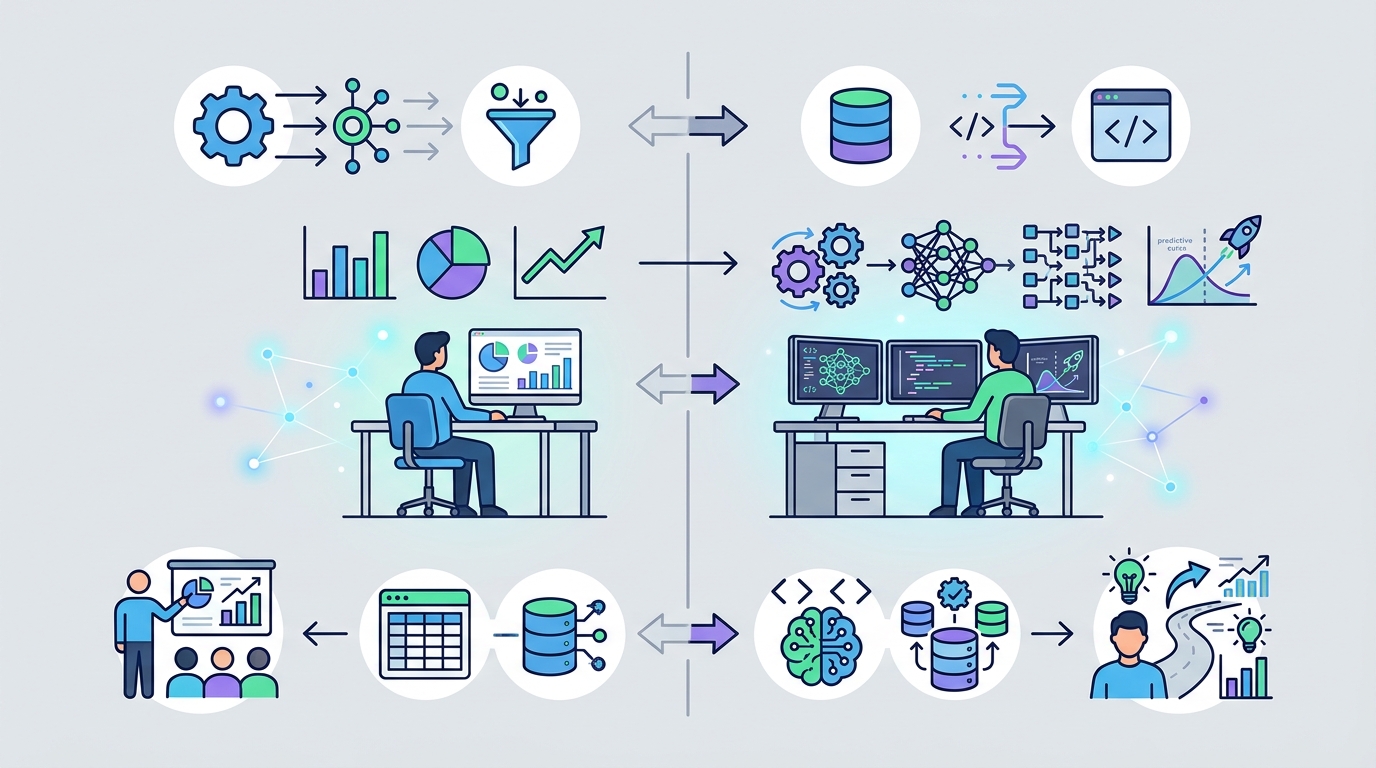 Featured image for "Data Analyst vs. Data Scientist: Which Career Change Is Right for You"