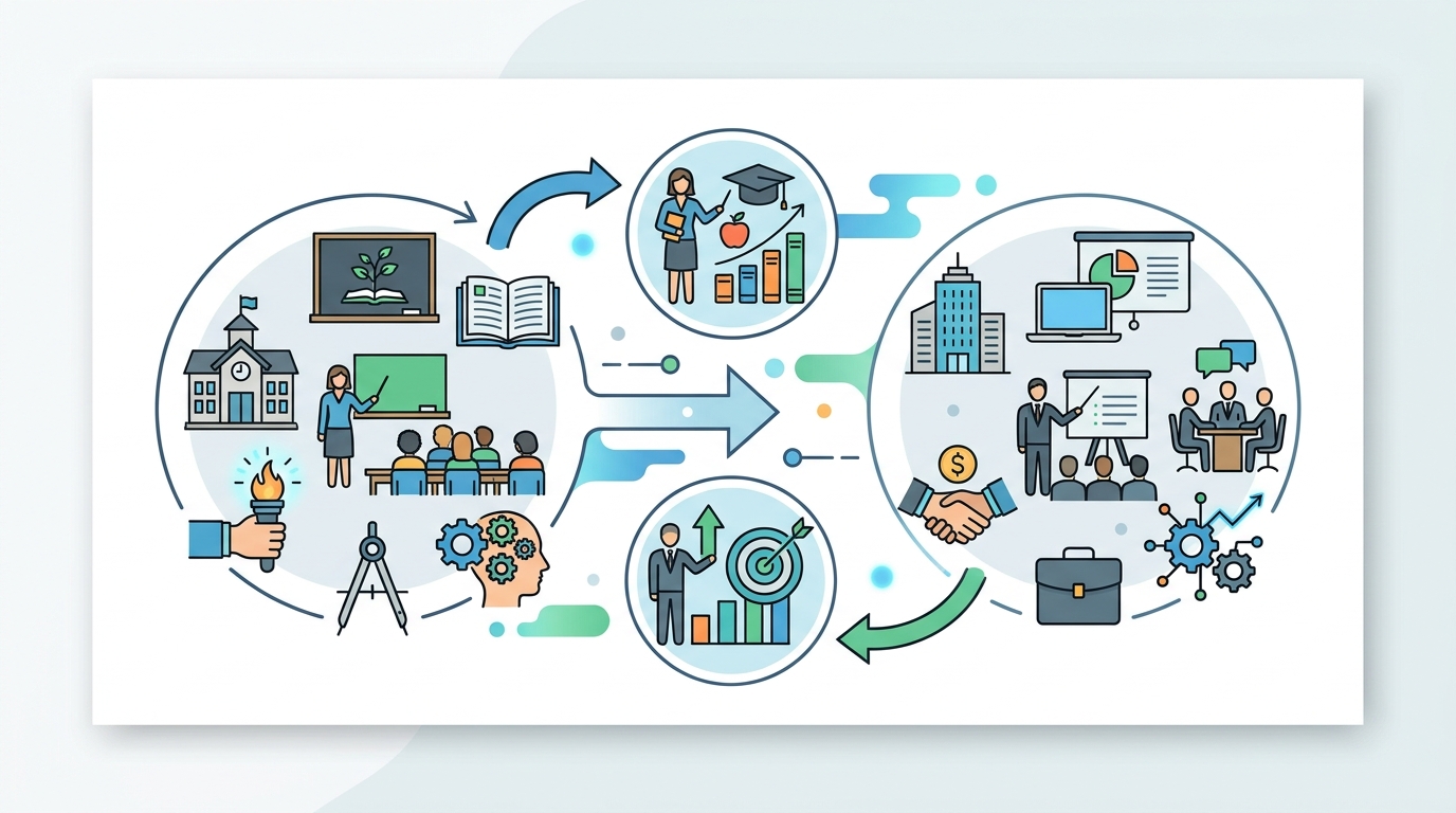 Featured image for "Teaching vs. Corporate Training: Choosing Between Two Career Paths"