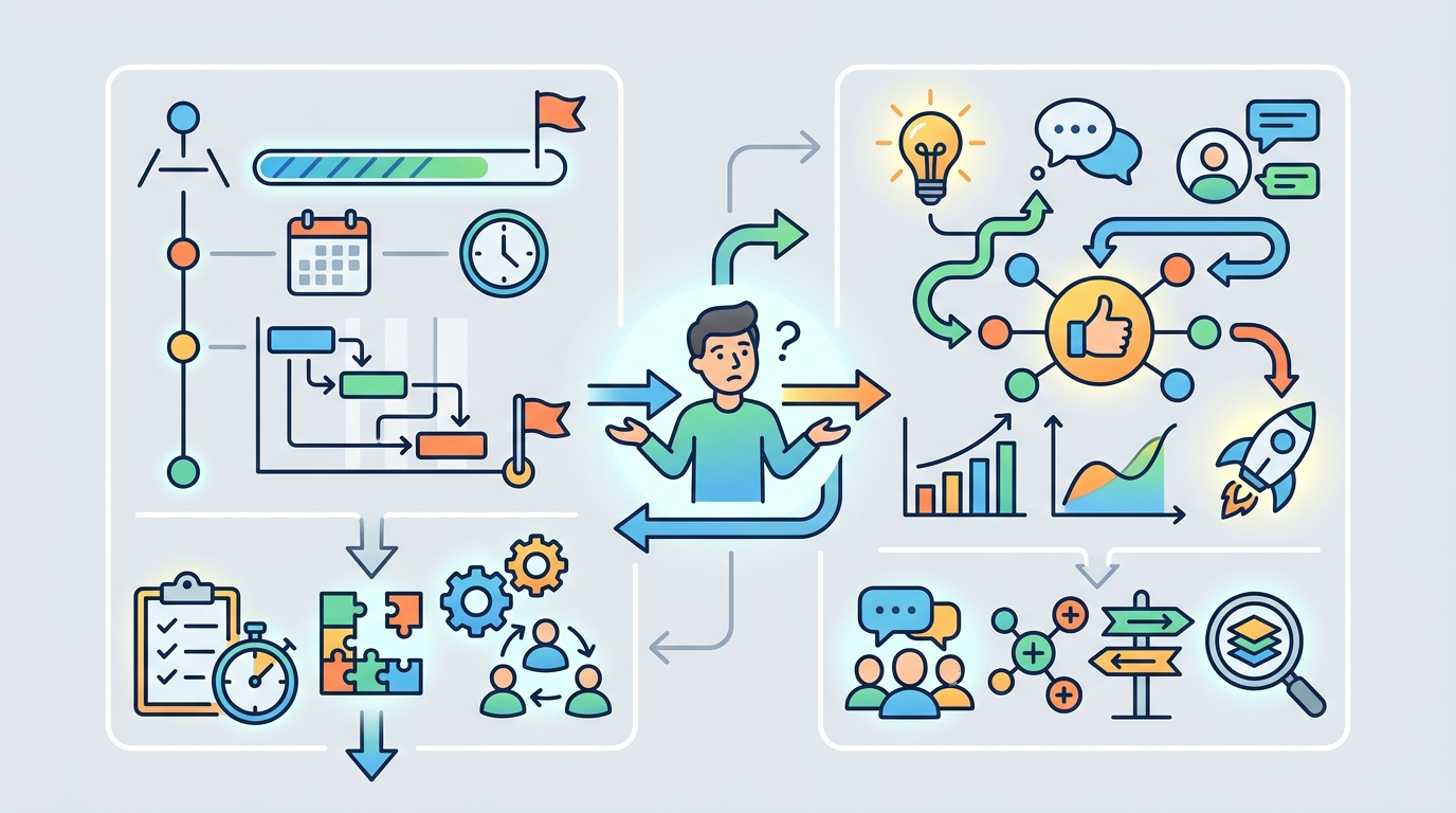 Featured image for "Project Management vs. Product Management: How to Decide Which Career Switch Fits You"