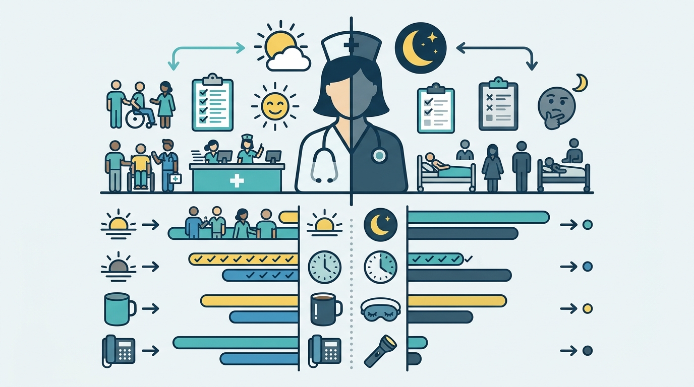Featured image for "Registered Nurse: Day Shift vs. Night Shift"