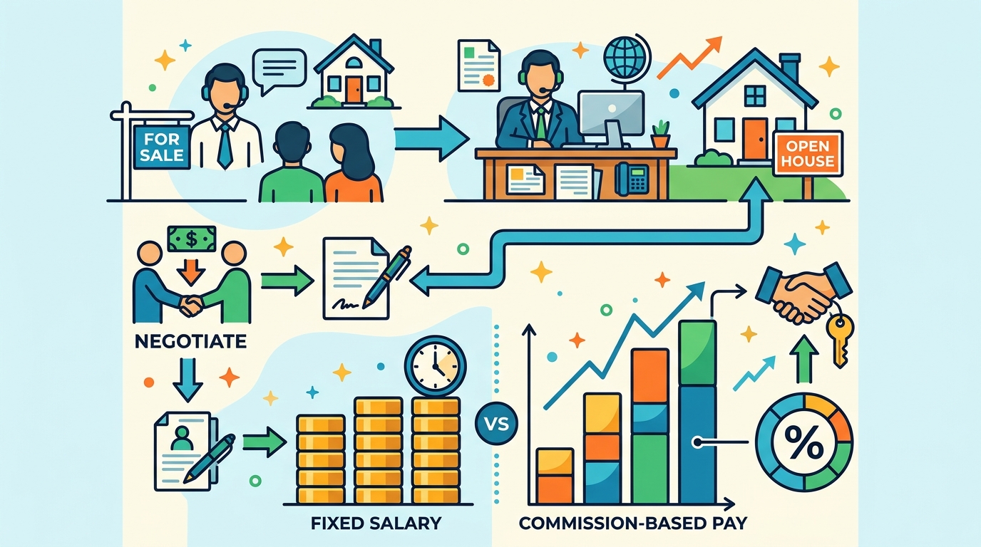 Featured image for "Is Real Estate Agent Worth It? How Its Commission-Based Pay Stacks Up"