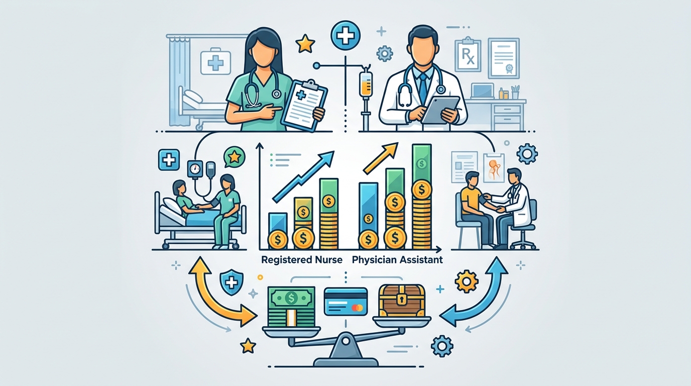 Featured image for "Registered Nurse vs Physician Assistant: Which Pays More?"